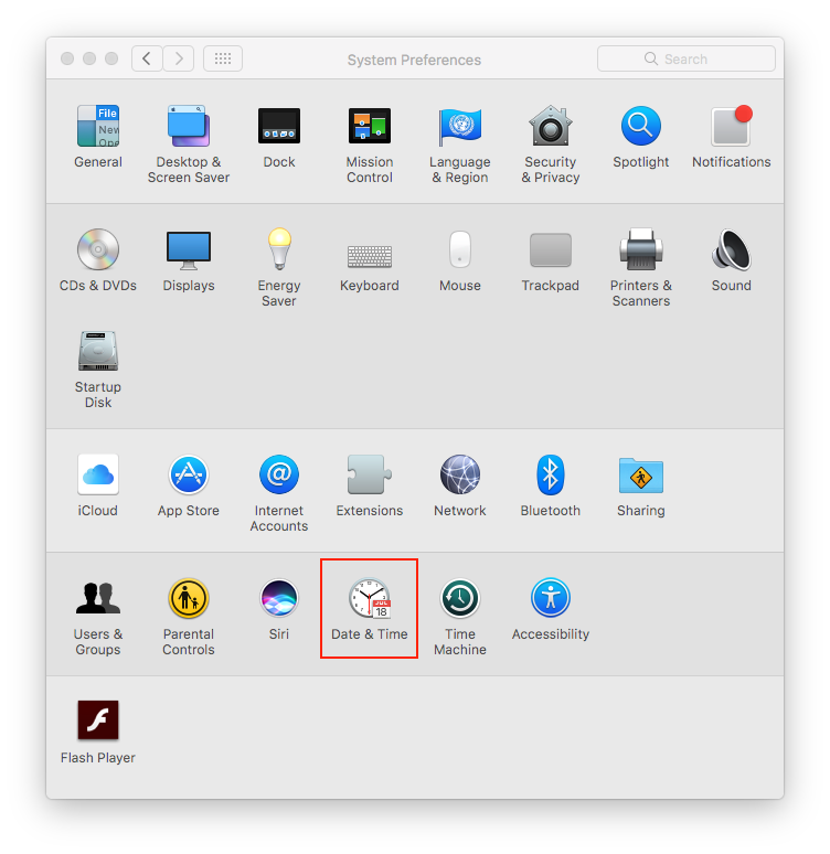 System Preferences
