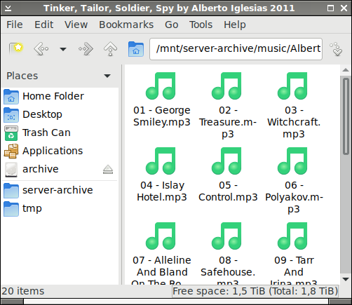 File browser with strange scrollbar but correct stepper arrows