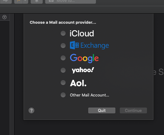Add Mail Account