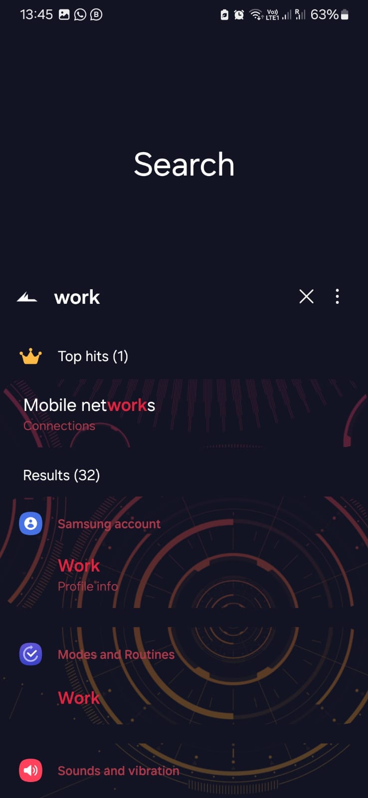 phone settings