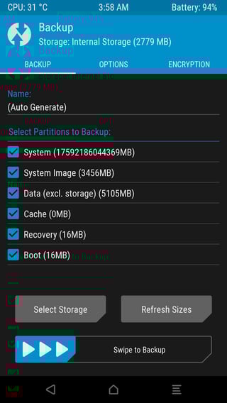 TWRP SCREENSHOT