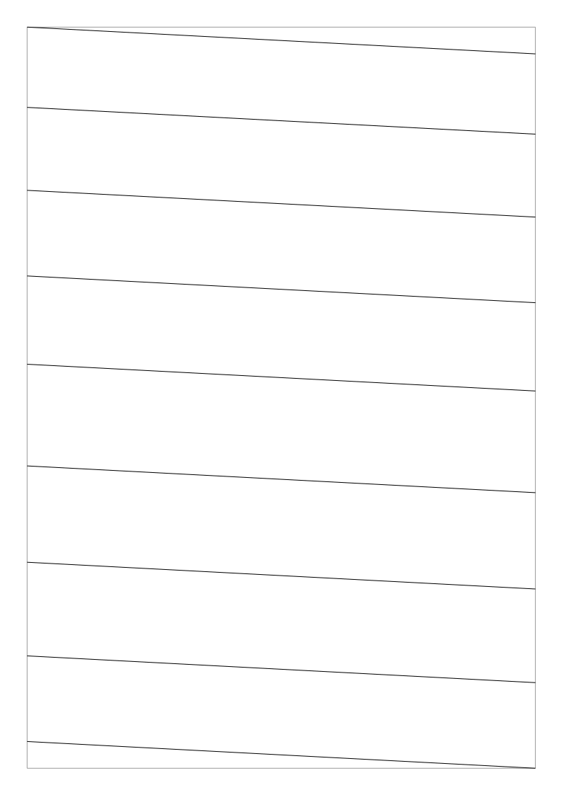 sheared text