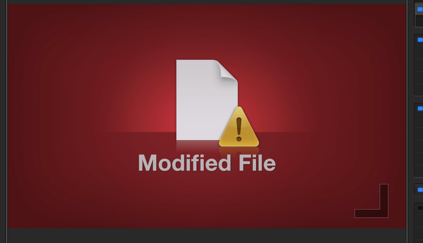 Modified File