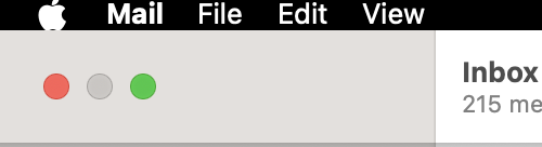 Menu bar