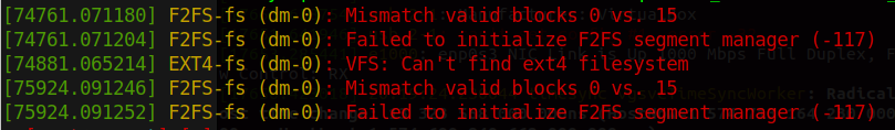 I'm guessing this is the reason for corruption