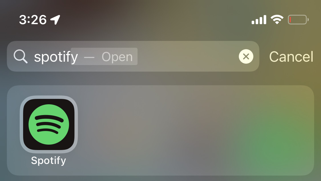 iOS screenshot