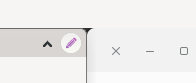 a screenshot of a maximized text editor (left) and Firefox (right). Firefox's 1-pixel tall gray outer top border is hidden below the XFCE panel