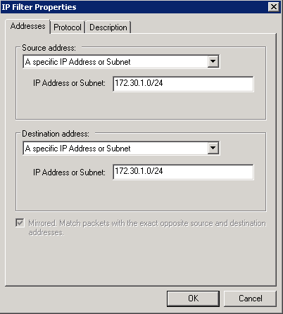 Subnet info