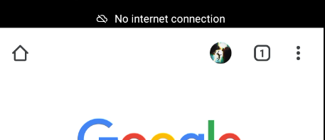 No Internet Connection Chrome