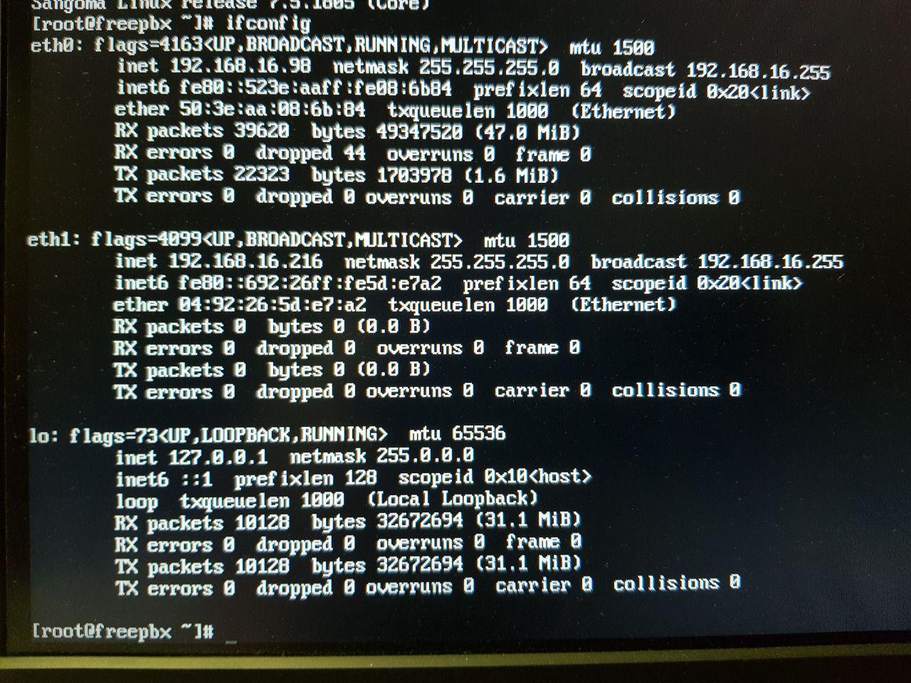 ipconfig is