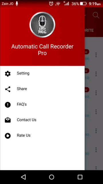 Mega Call Recorder Advanced Screenshot 2