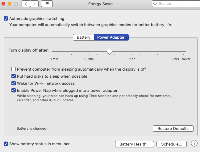 Energy Saver