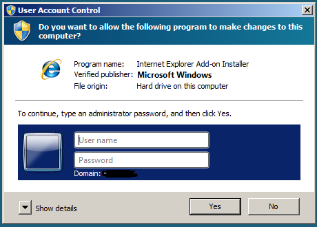 UAC Prompts