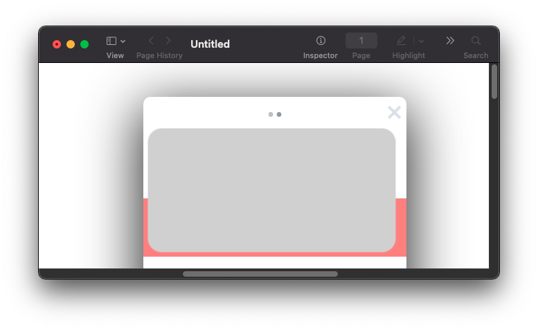 Preview window