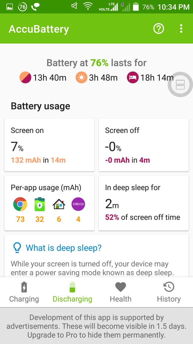 accu batery apps  battery usage stats screenshot 2