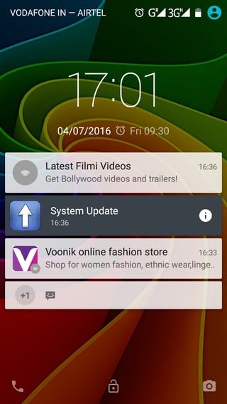Image of lockscreen