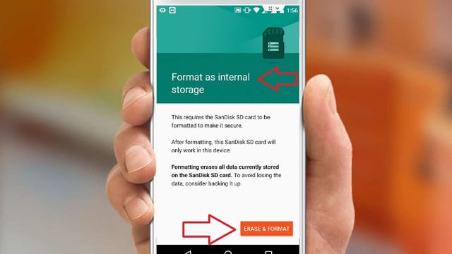 Screenshot format as internal