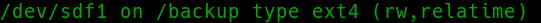 mount output