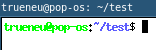 uxterm w/o color scheme