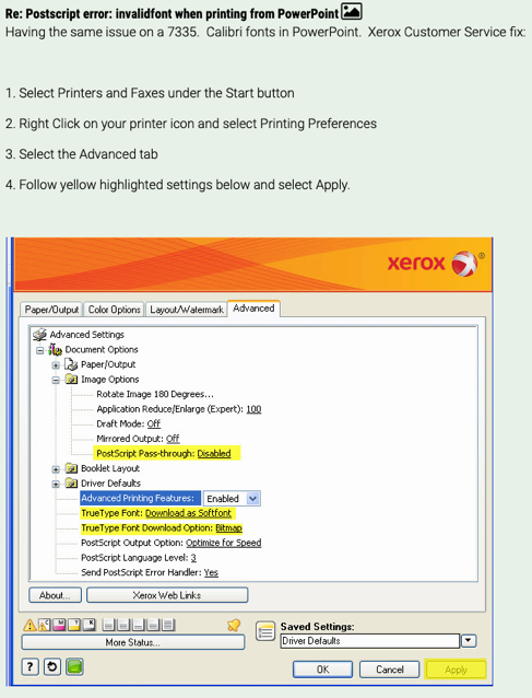 xerox example