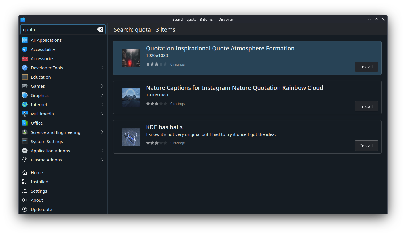 Discover Store on SteamOS
