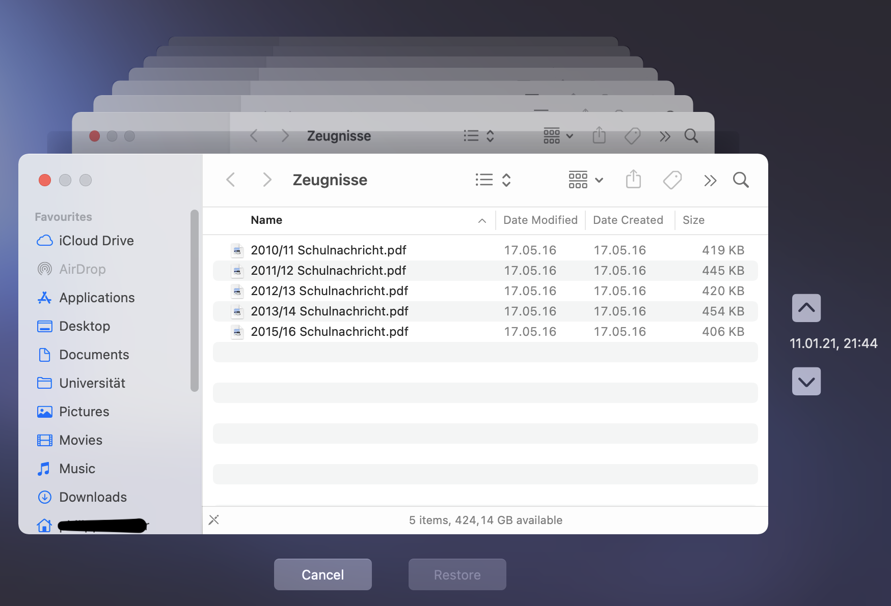The same folder after 10.01.2021