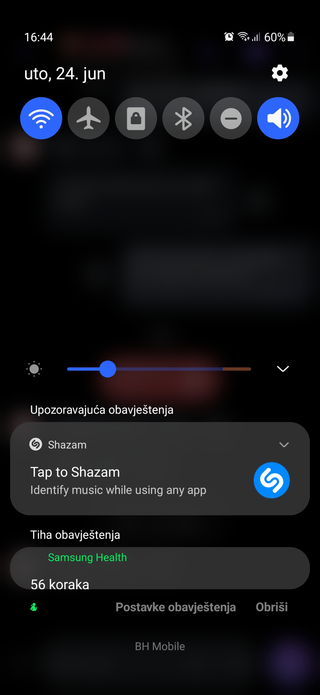 sudden notification bar glitch on Samsung galaxy A50