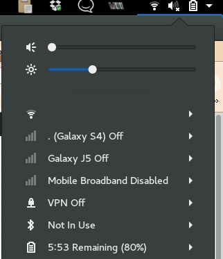 My Gnome menu