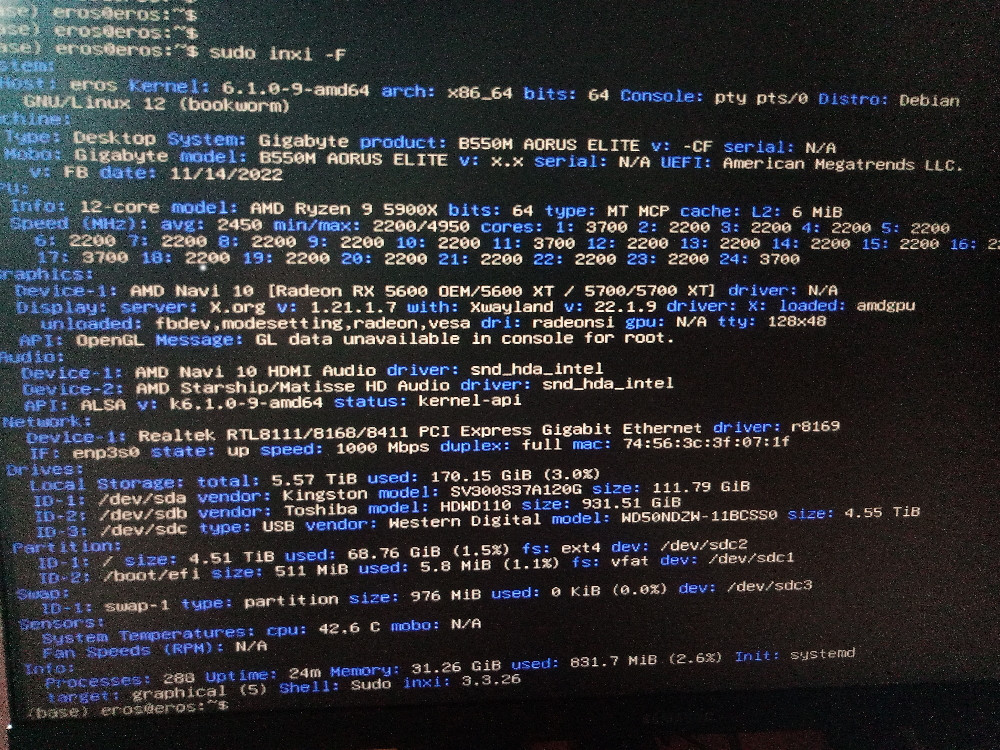inxi info