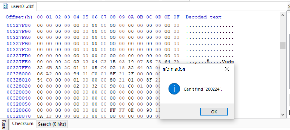 … but not with NUMBER datatype data
