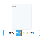 File-manager rename