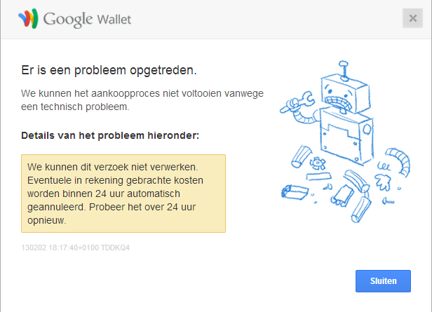 Google Play Error