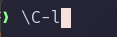 result of Ctrl+L