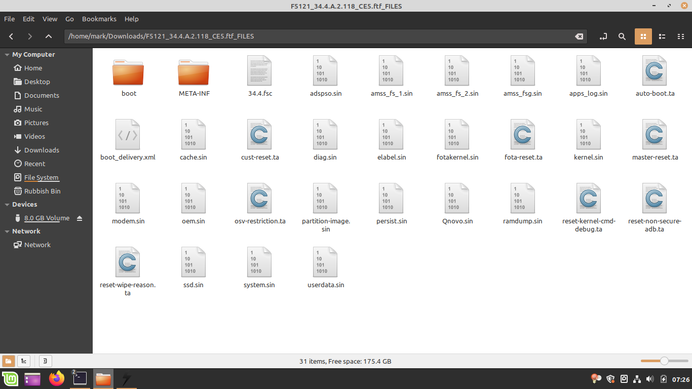 firmware files