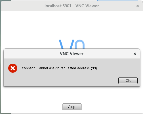 vnc error