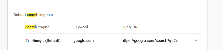 config in chromium