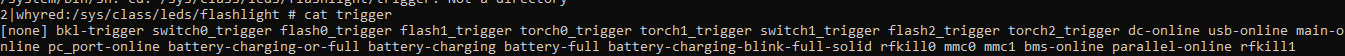 Original screenshot of the terminal