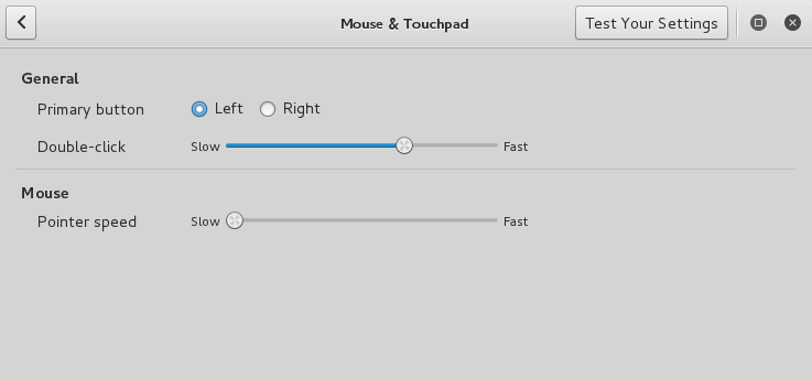 Mouse and Touchpad Utility
