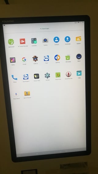 HDMI screen display :