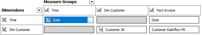 dimension usage tab